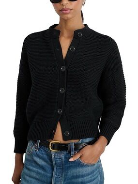 Alex Mill Black Nico Cardigan 100% Cotton